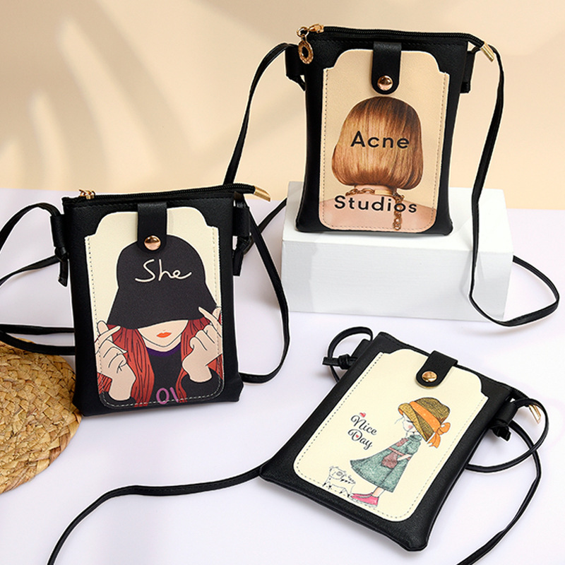 Top quality Brand High Quality New Style Cute Phone Bag for Women 2025 New Korean Fashion Versatile Fresh Style Crossbody Mini Bag New Free Delivery D