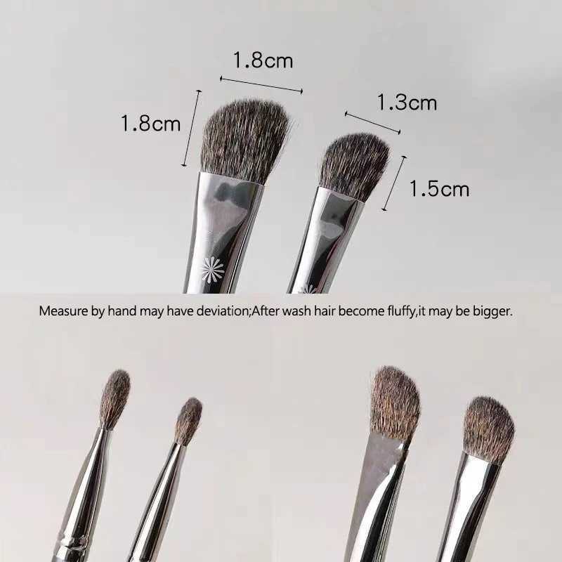 1pc Animal hair Angled Shadow Makeup Brushes Blending Multifunctional Eyeshadow Nose Makeup brush squirrel 201 209W250605