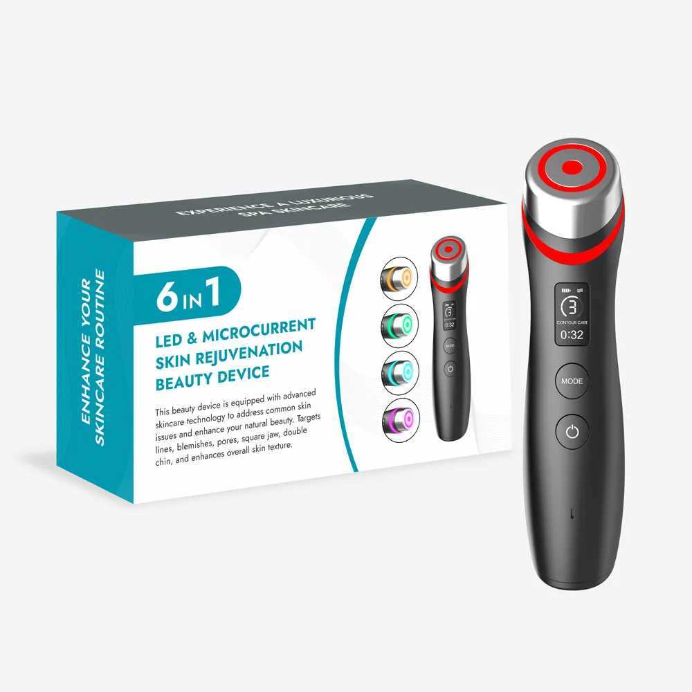 6 in 1 Age Booster Skin Care Facial Glow Booster Beauty Device Facial Skin Care Tools Anti Aging Microcurrent Lift Face CareXJ250607