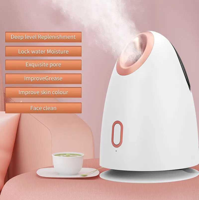 Facial Steamer Machine Warm 150ml Household Skin Care Electric Vaporizer Deeply Cleaning SPA Moisturizer Face Sprayer Humidifier XJ250607