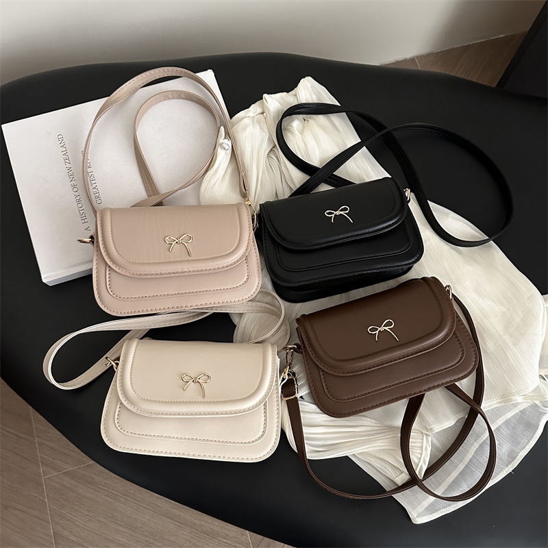 designer Fashion Small Square Bag Niche Design Casual 2025 Spring New Trend Simple Texture Women's Shoulder Crossbody Bag