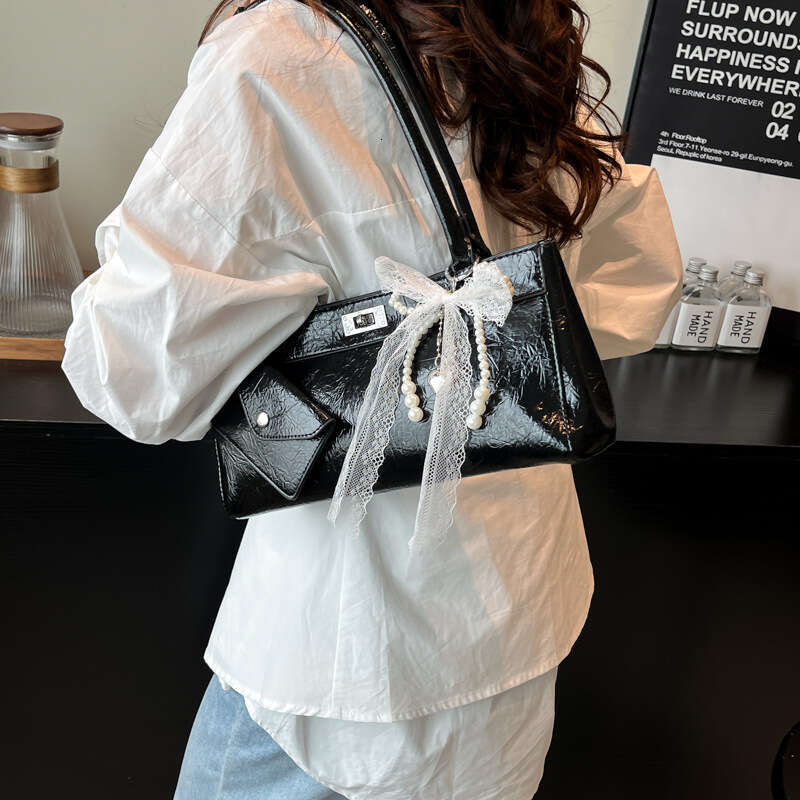 Fashion Handbag Small Square for Women 2025 Summer New Light Luxury Stylish Shoulder Internet Celebrity Trendy Underarm Bag