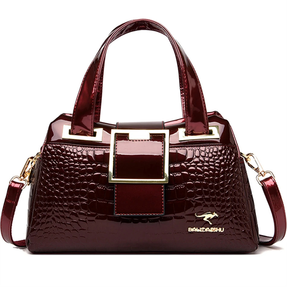 2layer Large Capacity Tote Bag y Handbag Bags ner Pattern Ladies Boston Shoulder High Quality 250528