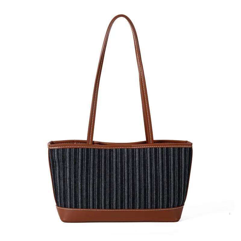 Designer Bags Denim Splicing Tote bag For Commuting New Retro Shoulder Bag Large Capacity Women's Handbag