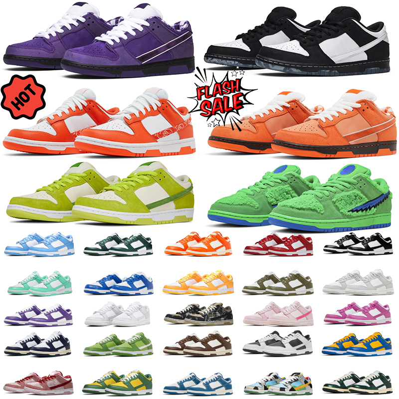 casual shoes cushioning Black White Grey Triple Pink Blue Brown Green Red Purple Olive mens wome trainers sport sneakers Leather skate shoes 36-45