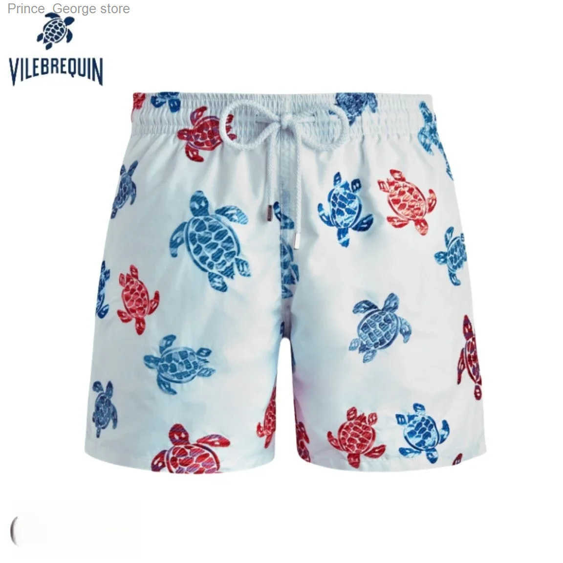 Summer Vilebrequin Genuine Turtle Beach Pants Vacation Seaside Shorts Mens Quick Drying Breathable Comfortable Sports Short L251106