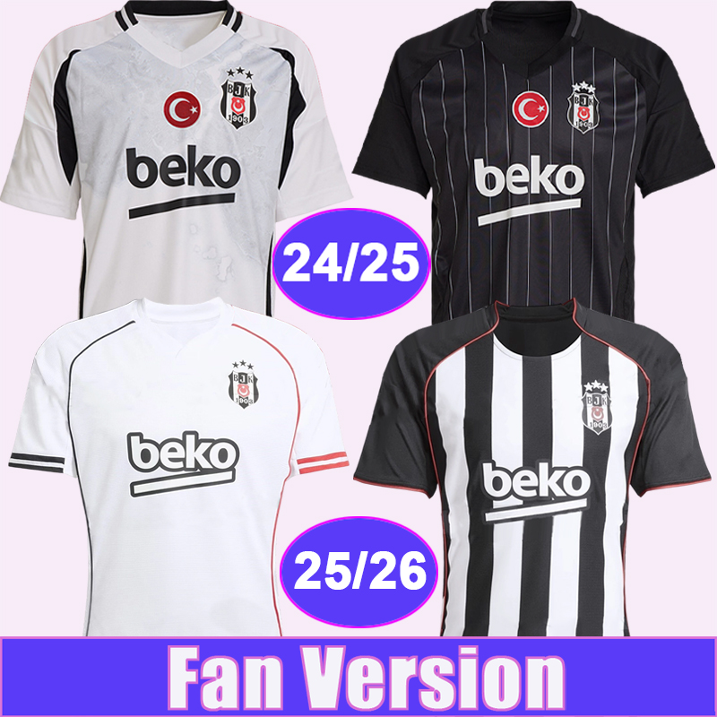 24 25 26 Besiktas Mens Soccer Jerseys RASHICA SEMIH GABRIEL IMMOBILE J. MARIO NECIP ZAYNUTDINOV MASUAKU RAFA Home Away Football Shirts Uniforms