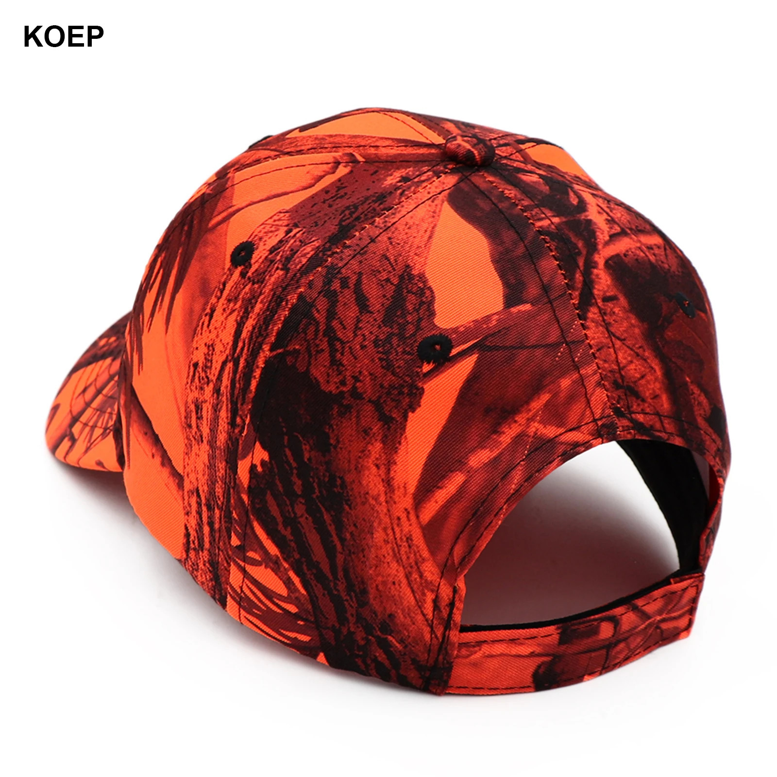 KOEP Jungle Tree Orange Camouflage Cotton Dad Hat Outdoor Fishing Baseball Cap Hunting Hat KBRT5 250603