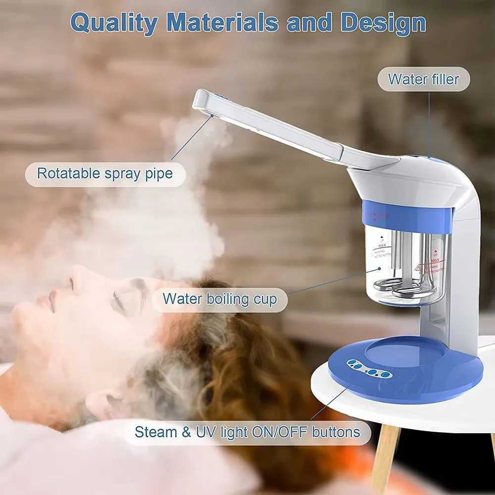 Hot Thermal Sprayer Nano Mist Aroma Ozone Facial Spa Vapor Face Steamer Moisturizer Electric Vaporizer Steaming Skin Humidifier XJ250607