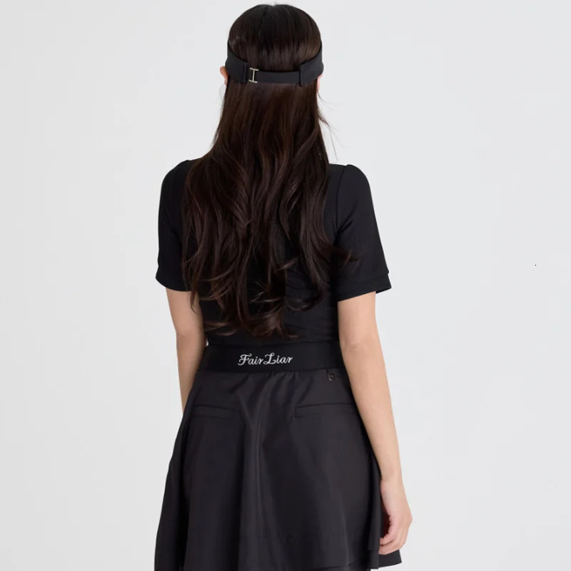 FAIRLIAR Womens Golf Top Fashion Sports Breathable Polo Shirt Skin Friendly Versatile 250604