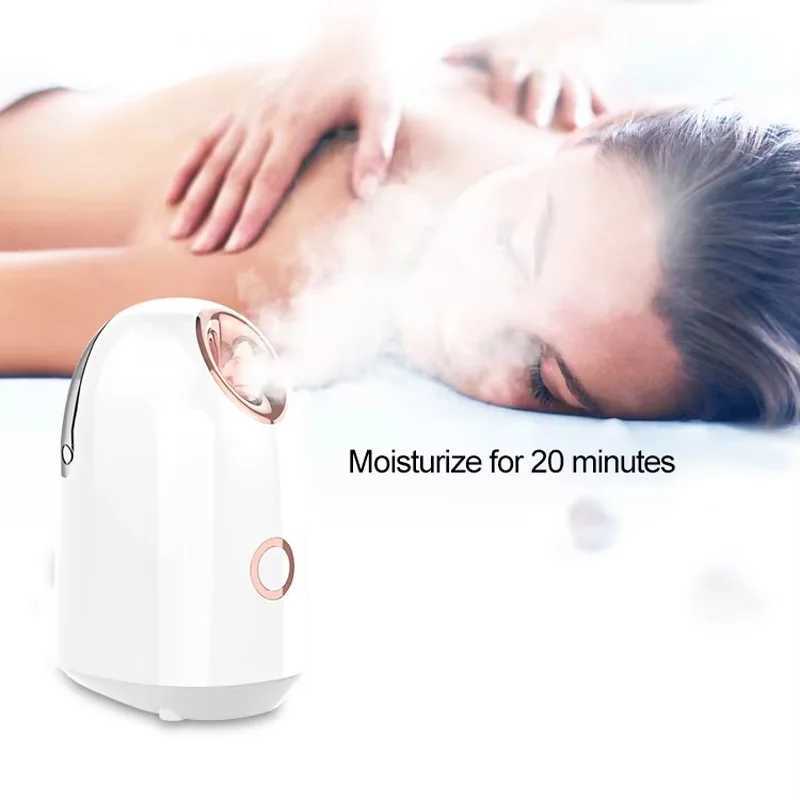 Face Hot Mist Moisturizing Cleaning Pores clear blackheads Acne Interior Humidifier Home SPA System Spray Skin Facial Steamer XJ250607