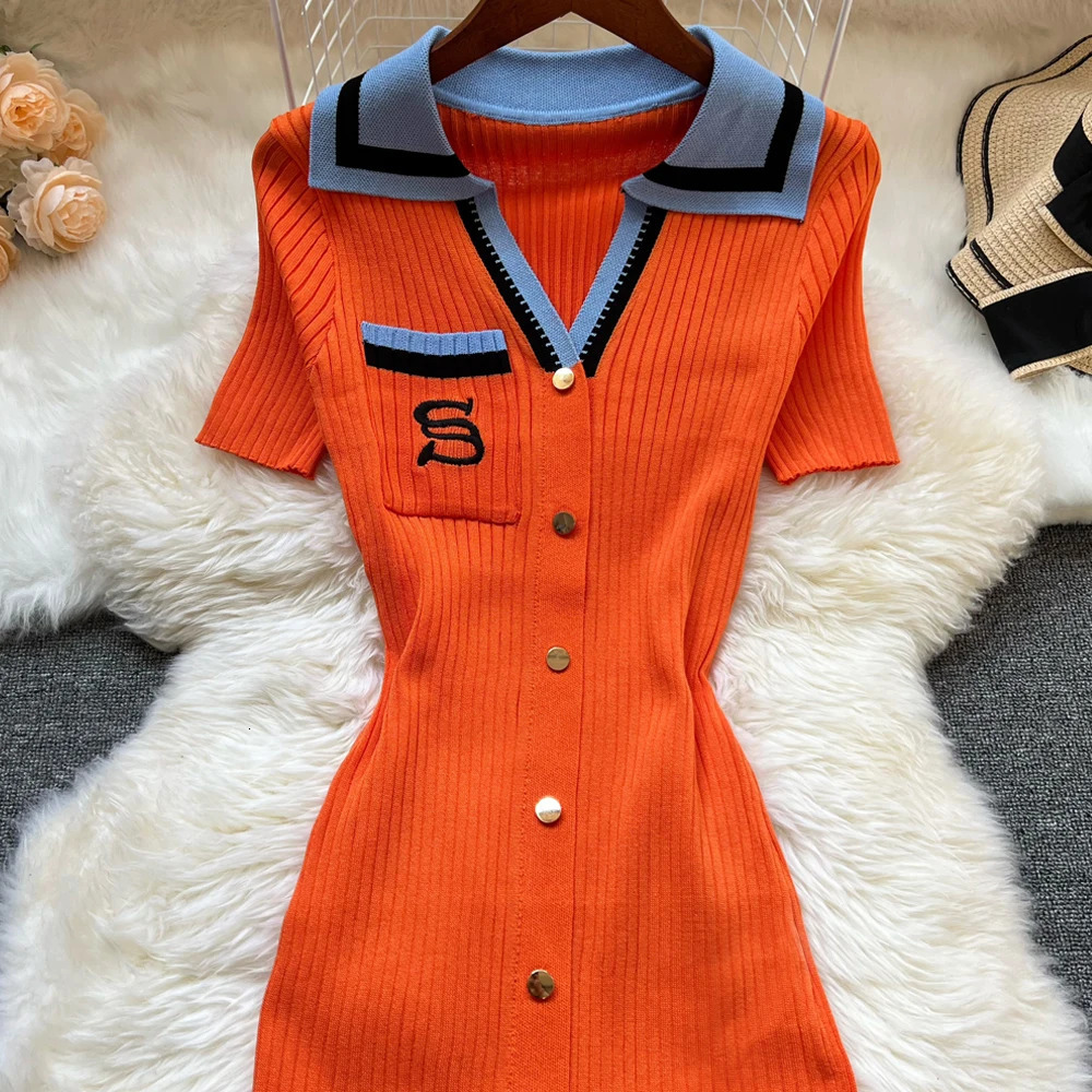 YuooMuoo Fashion Summer Knitted Dress Women Y2K y Long Bodycon Sweater Streetwear Lady Dresses 250604