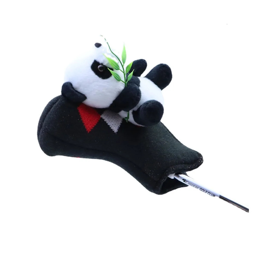 Golf Headcover for Driver Fairway #3#5 460cc Wood Cover Panda Style CUTE GIFT Noverty for Golfer Lady Men 250603