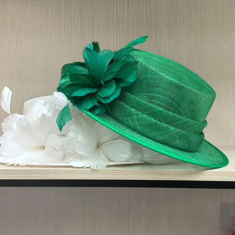 Spring Summer Fashion Linen Material Fisherman Bucket Hat For Women Bow Decoration Flat Top Fedora Hat Elegant Quality Sun Hat 250605