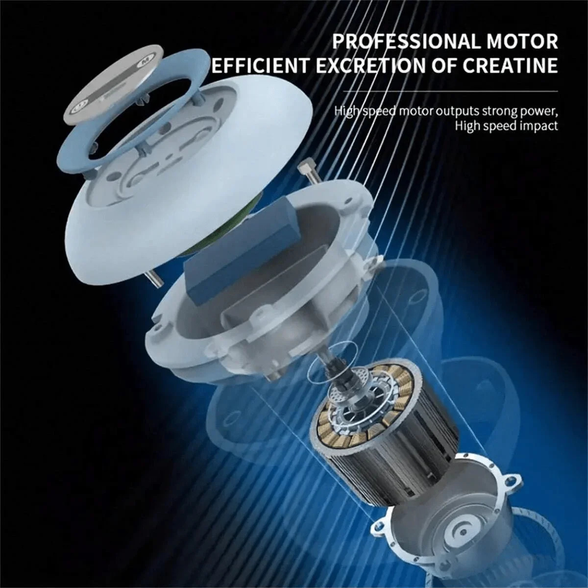 1pc Mini Massage Gun Multi Gear Adjustment Low Noise Silent Muscle RelaxationMini Fitness Cervical Massager 250605