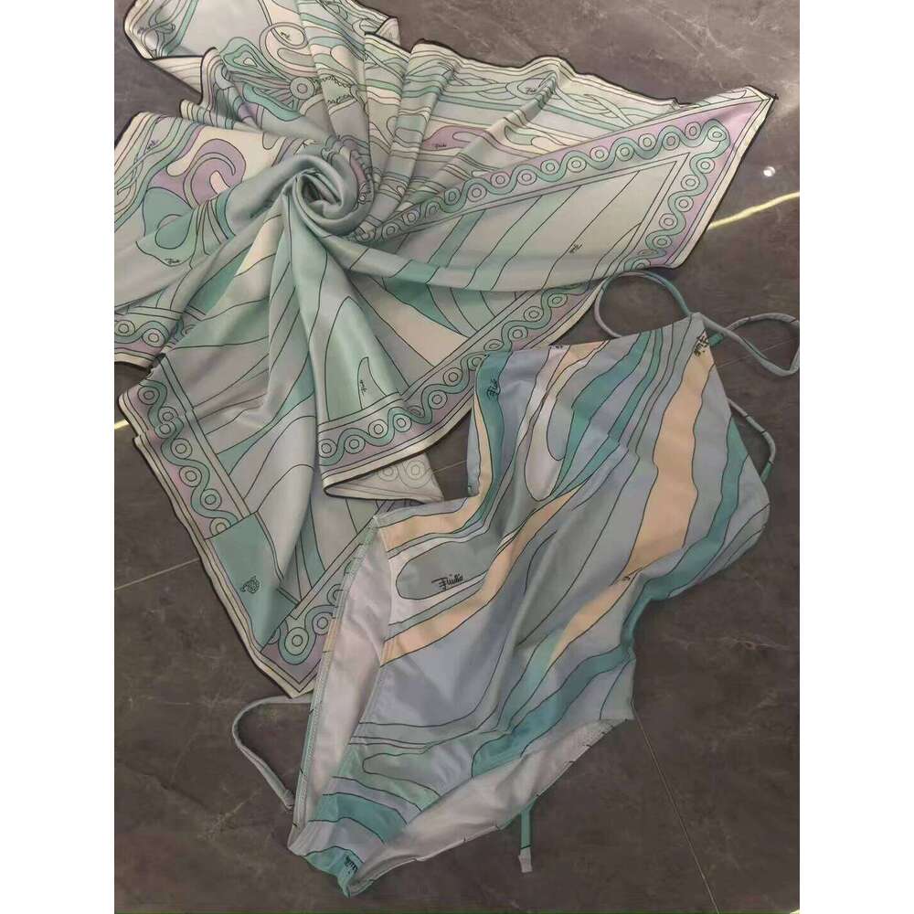 Fashion Design Women's Scarf Swimsuits Italy Sexy Headband Bikini Set Designer Brand Beach Swimwear