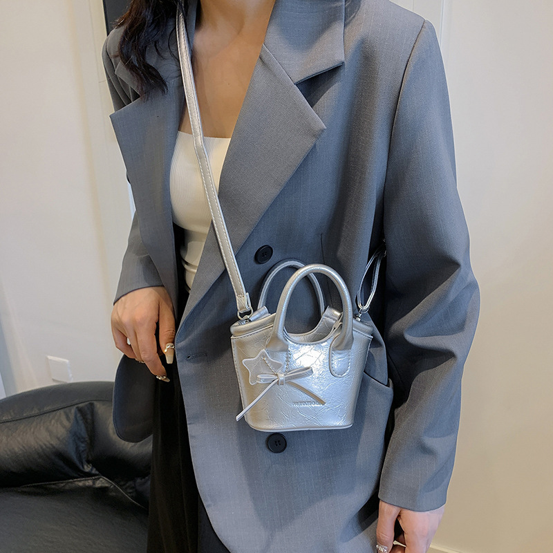 Korean style fashion solid color women's shoulder bag fashion mini cute pendant bag designer women's shoulder bag crossbody bag