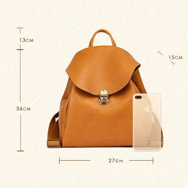 Johnature Retro First Layer Cow Leather Backpack 2025 New Designer Women Travel Bag Large Capacity Fashion Female Bagpack 2025/06/05