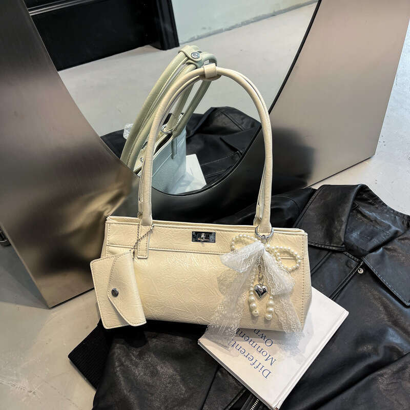 Fashion Handbag Small Square for Women 2025 Summer New Light Luxury Stylish Shoulder Internet Celebrity Trendy Underarm Bag