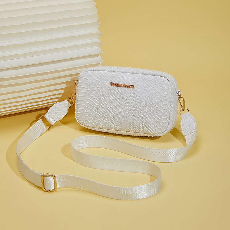 Snake Pattern Camera 2025 Ladies VR Women's Versatile Phone Crossbody Small Square Bag