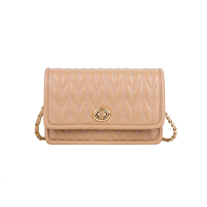 New Style Fashion Chain Bag Women 2025 New Simple Texture Small Square Bag Internet Celebrity Stylish Single Shoulder Crossbody Bag New Free Delivery 