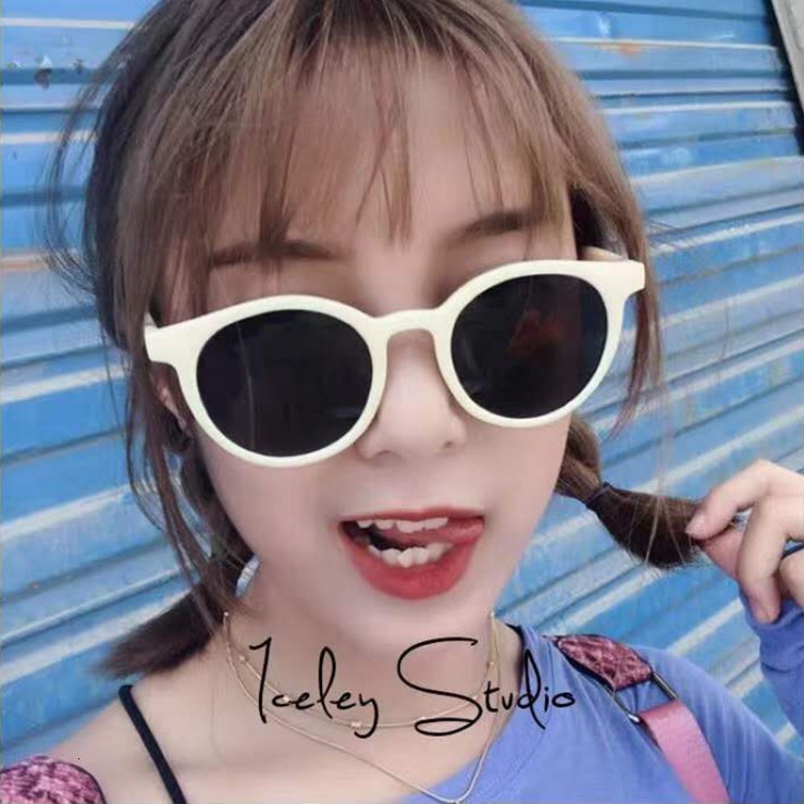 New Style Colorful Glasses Small Face Round Candy Color Internet Celebrity Sunglasses