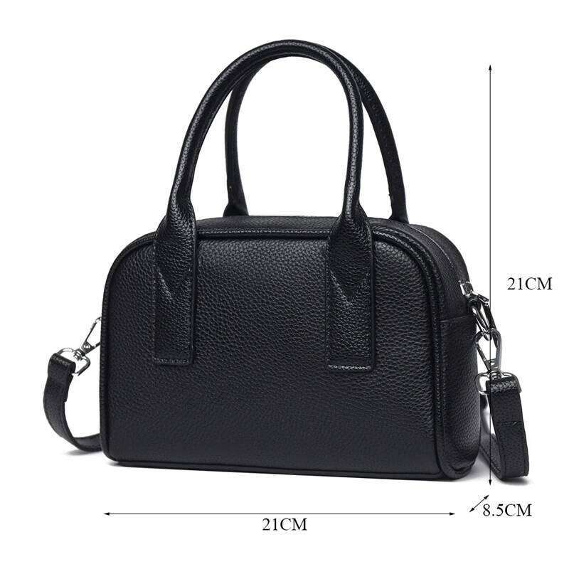 Soft Genuine Cow Leather Handbag Women Fashion Small Shoulder Bag Ladies High Quality Cowhide Crossbody Messenger Bags Designer