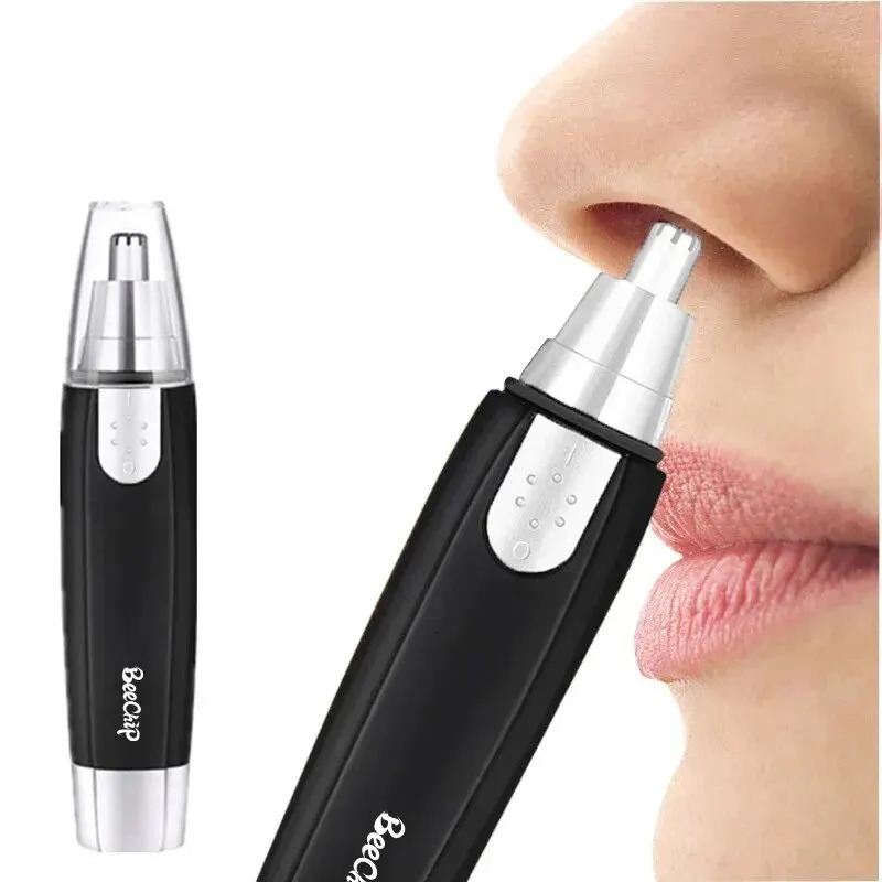 Electric Nose Hair Trimmer For Men Battery Model Trimming Nose Hair Women Nostrils Trim The Hair Scissors Nasal Hair Knife 250604
