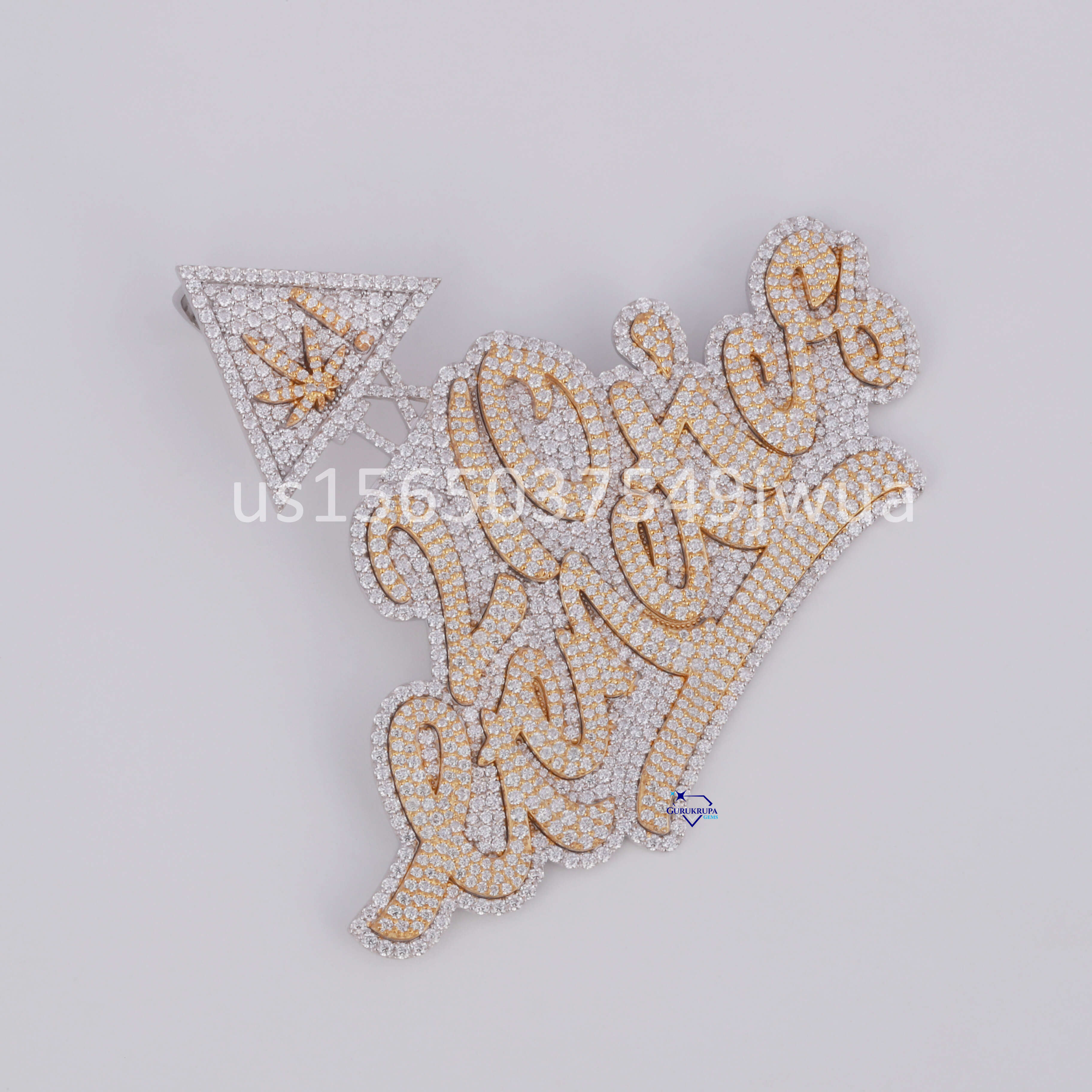Dazzling Customized Letter Pendant Exclusive Design Wholesale Price Crafted in 925 Sterling Silver with Moissanite Diamonds