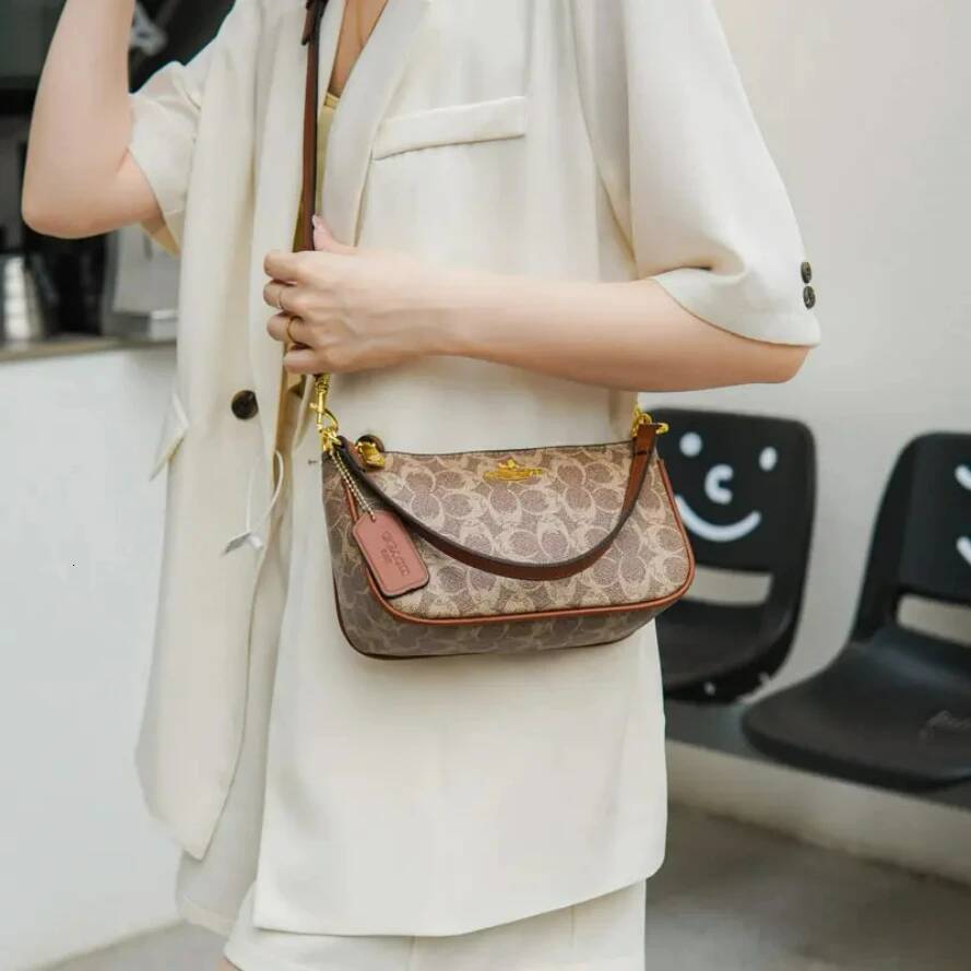 Elegant Women's Underarm Hot Popular Shoulder PU Leather Handbag Ladies Designer Crossbody Bag