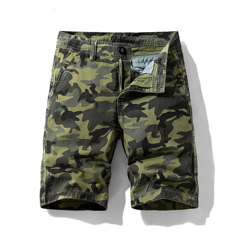Mens Summer New American Style Camouflage Street Fashion Mens Cargo Shorts 18301 210518