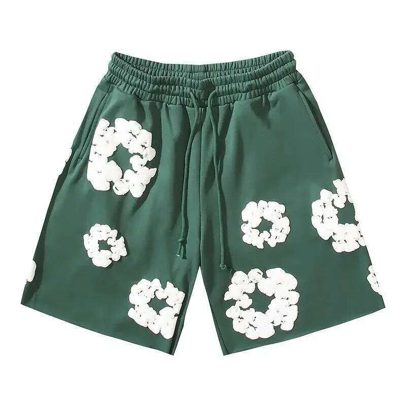 2025 SUMMER Men's Quick-drying American Kapok Printing Trend Fashionable and Comfortable Casual Breathable Y2K Shorts