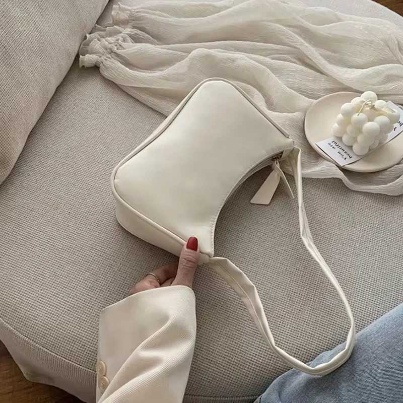 Handle Bag Women Handbag PU Leather Shoulder Totes Underarm Vintage Top Handle Bag Female Small Subaxillary Bags Cluh XJ250605