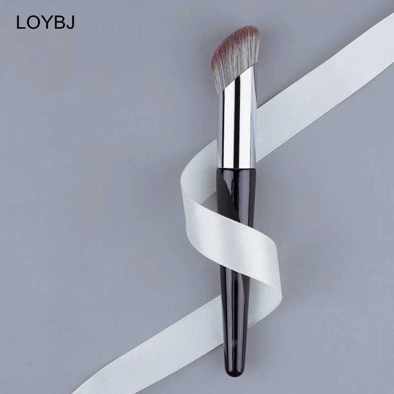 LOYBJ 1pcs Finger Belly Foundation Makeup Brushes Cosmetic Powder Liquid Foundation Concealer Cream Bevel Head Make Up Brush W250605