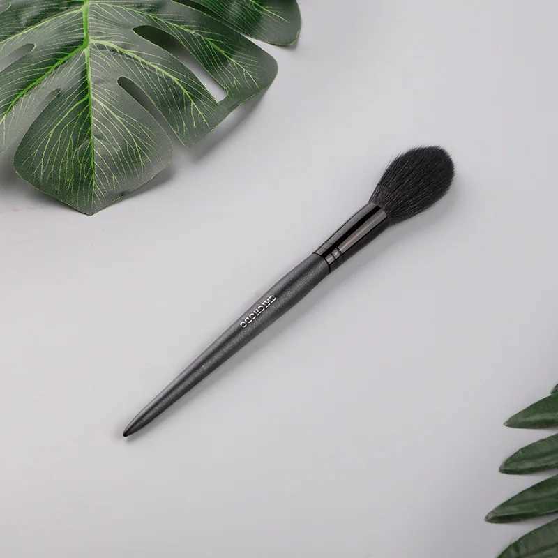 Chodo 1 Piece Buffing Makeup Brushes Highlighter Wooden Handle Ber Powder Contour Make Up Brushes Goat Hair W250605