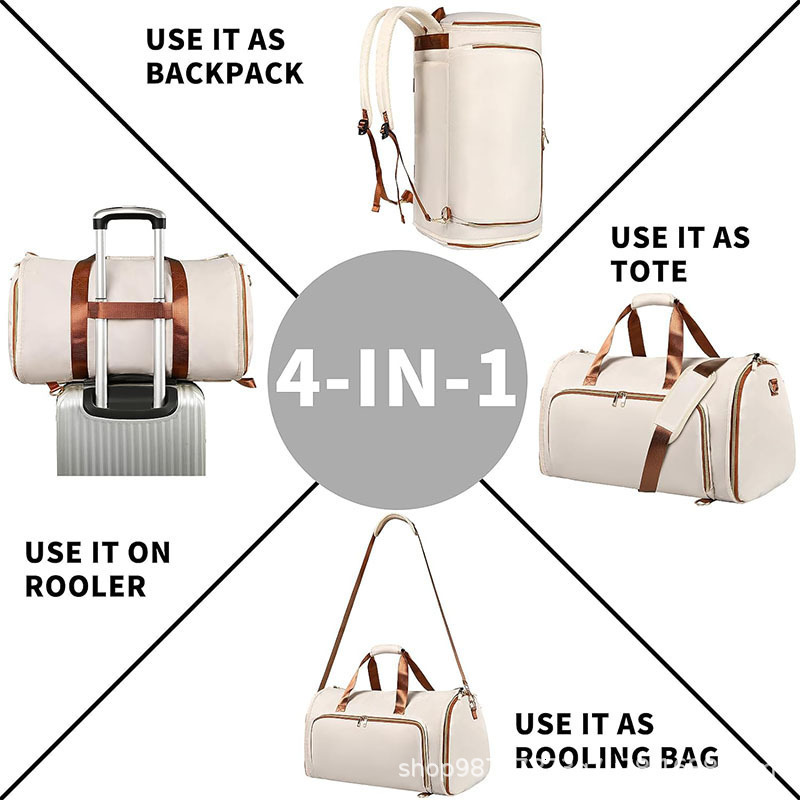 New Convertible Clothing with Detachable Hanging Suit Portable Travel Bag