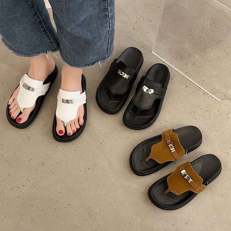 free shipping 2025 new Slippers designer sandals for womens Platform fashion ladies sliders shoes casual Flip-flop Slipper woman outdoor