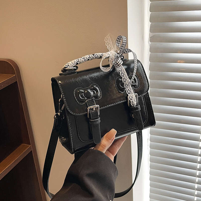 Korean Trend Handheld Small Square for Women 2025 Spring New Fashion Versatile Elegant Casual Shoulder Crossbody Bag