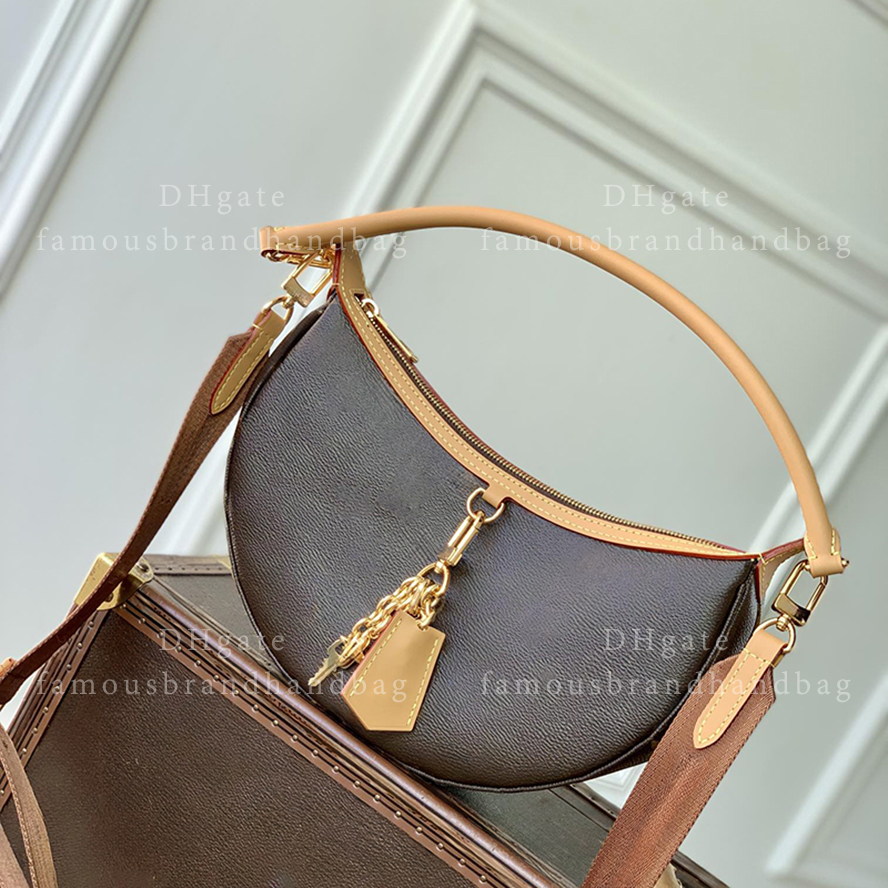 Exact Mirror Quality Looping Hobo Bag Designer Shoulder Bag Half-moon Crossbody Bag With Gift Box LL08A1