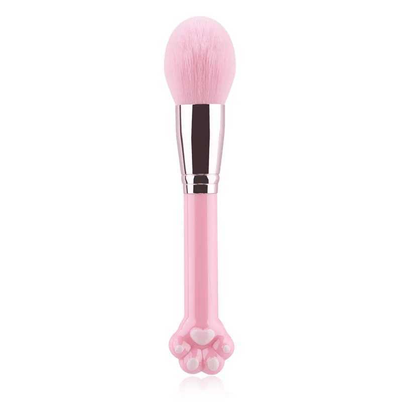 New single paw powder brush large flame brush multifunctional makeup brush soft brush beauty toolsW250605
