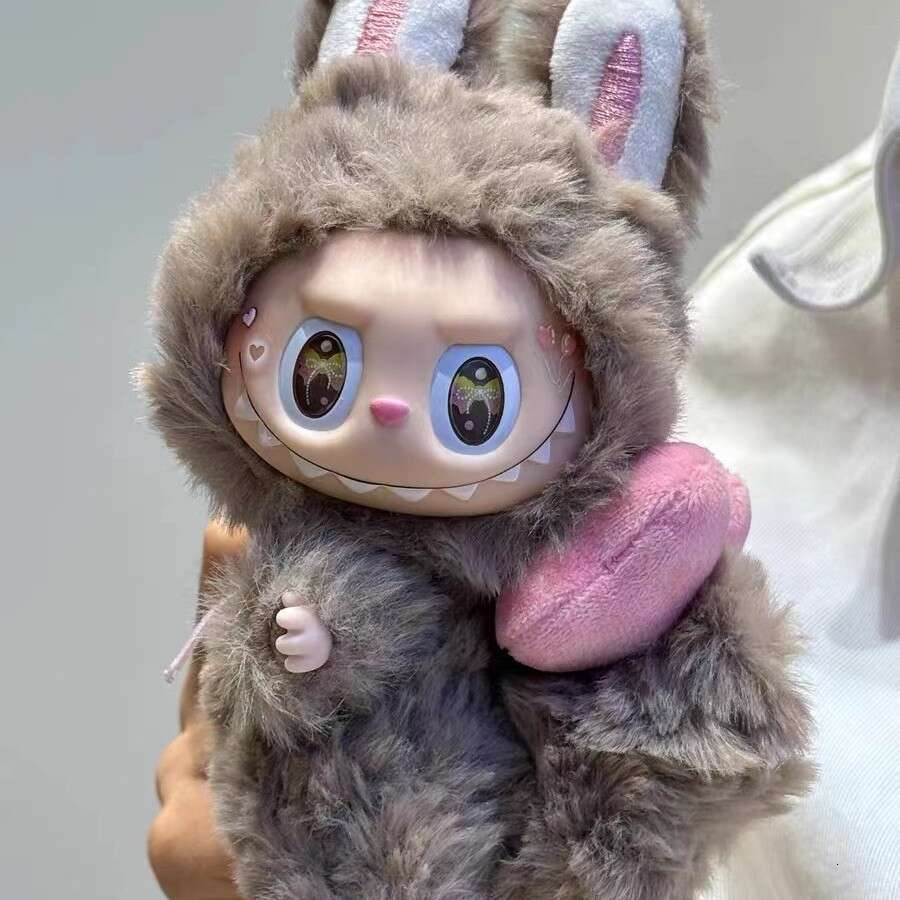 New Pop Mart Labubu Plush Leader ZIMOMO High-Quality Modification Doll Pendant