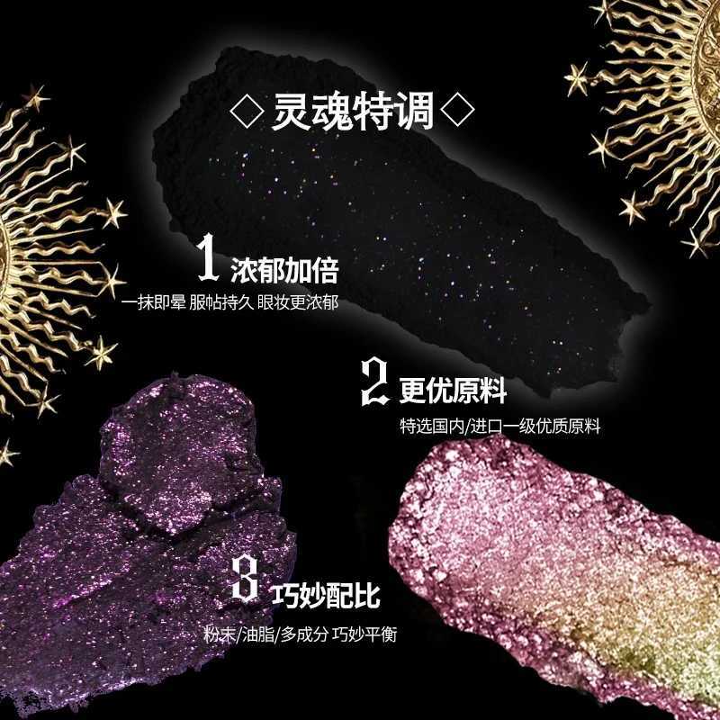 Smoky Eyeshadow Palette 5 Colors Chameleon Eye Shadow Contour Palette Long-Lasting Pigmented Professional Makeup Pressed Glitter W250605