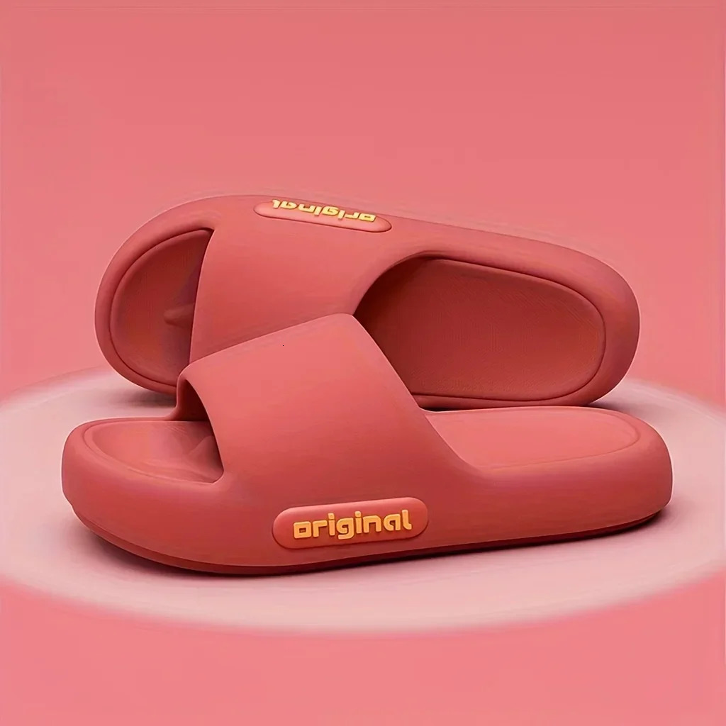 Womens Soft Slippers Thick-Soled Anti-Slip Indoor Outdoor Home Bathroom Relaxing Comfortable Cushioned Sandalsslippers woman 250605