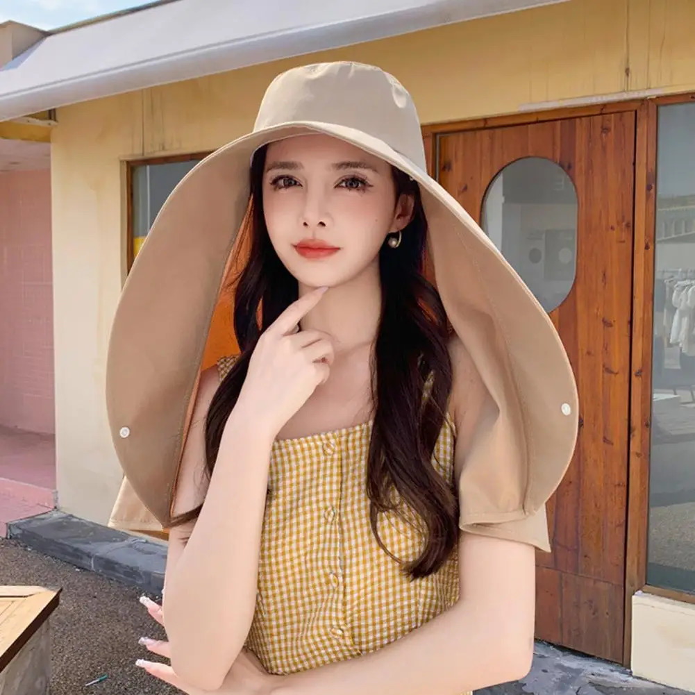 Wide Brim Sun Hat Moisture wicking Sun Hat with Brim for Skin friendly Breathable Hoodie Hat for Quick drying Comfort 250529