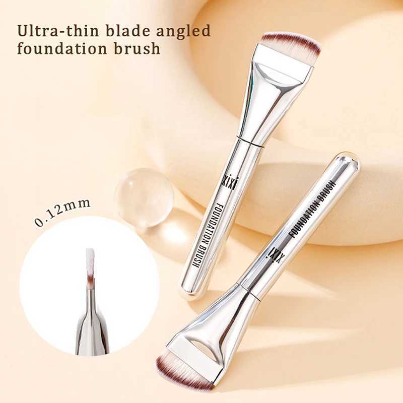 Ultra Thin Foundation Brush Lightweight And Thin Face Contour Brush Flat Contour Brush Foundation Cream Makeup Brush W250605