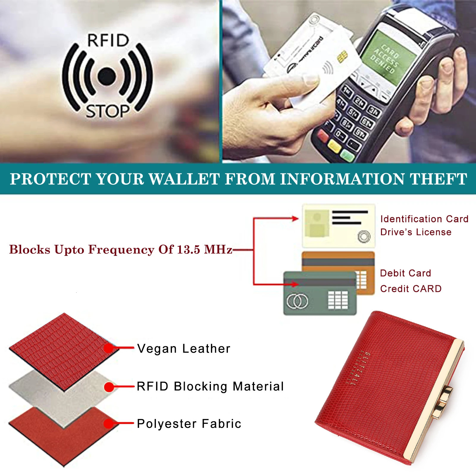 Elegant y Lady Wallet Prefect Woman Purse 250605