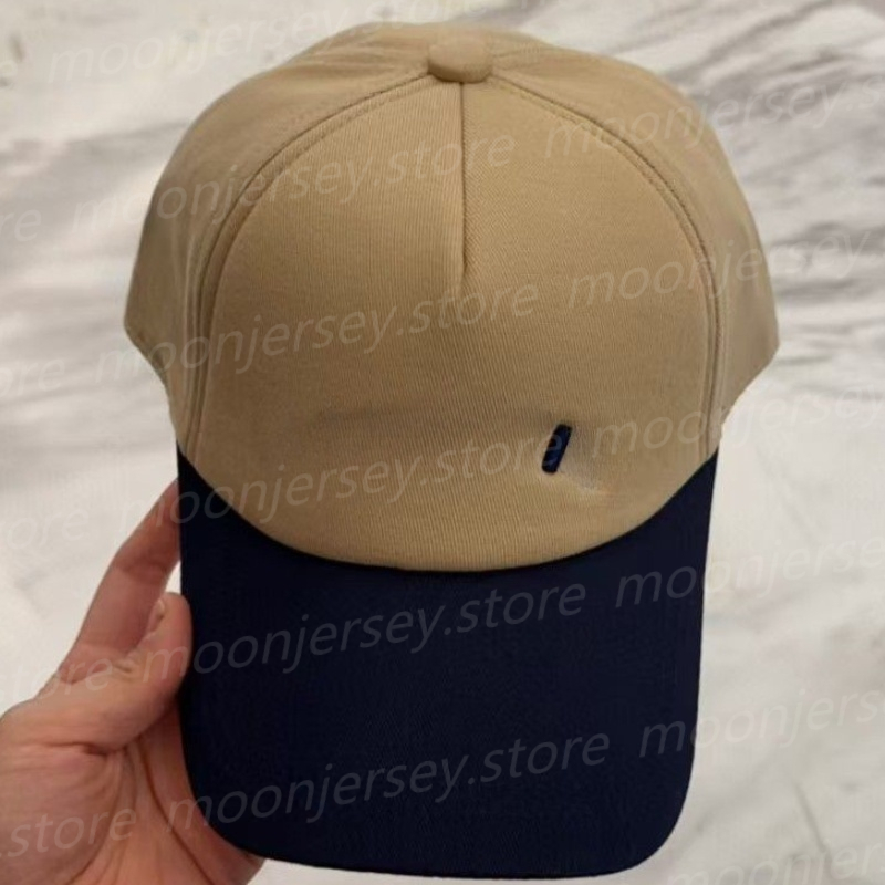New Unisex Color-Block Baseball Cap Fashionable Flat Brim Sports Cap Streetwear & Daily Wear 31522