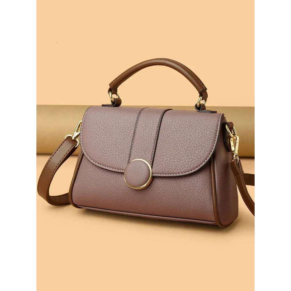 High End Handbag, Classic And Versatile For Women, Can Be Carried On One Shoulder Or Diagonally, Elegant Temperament 2025/06/05