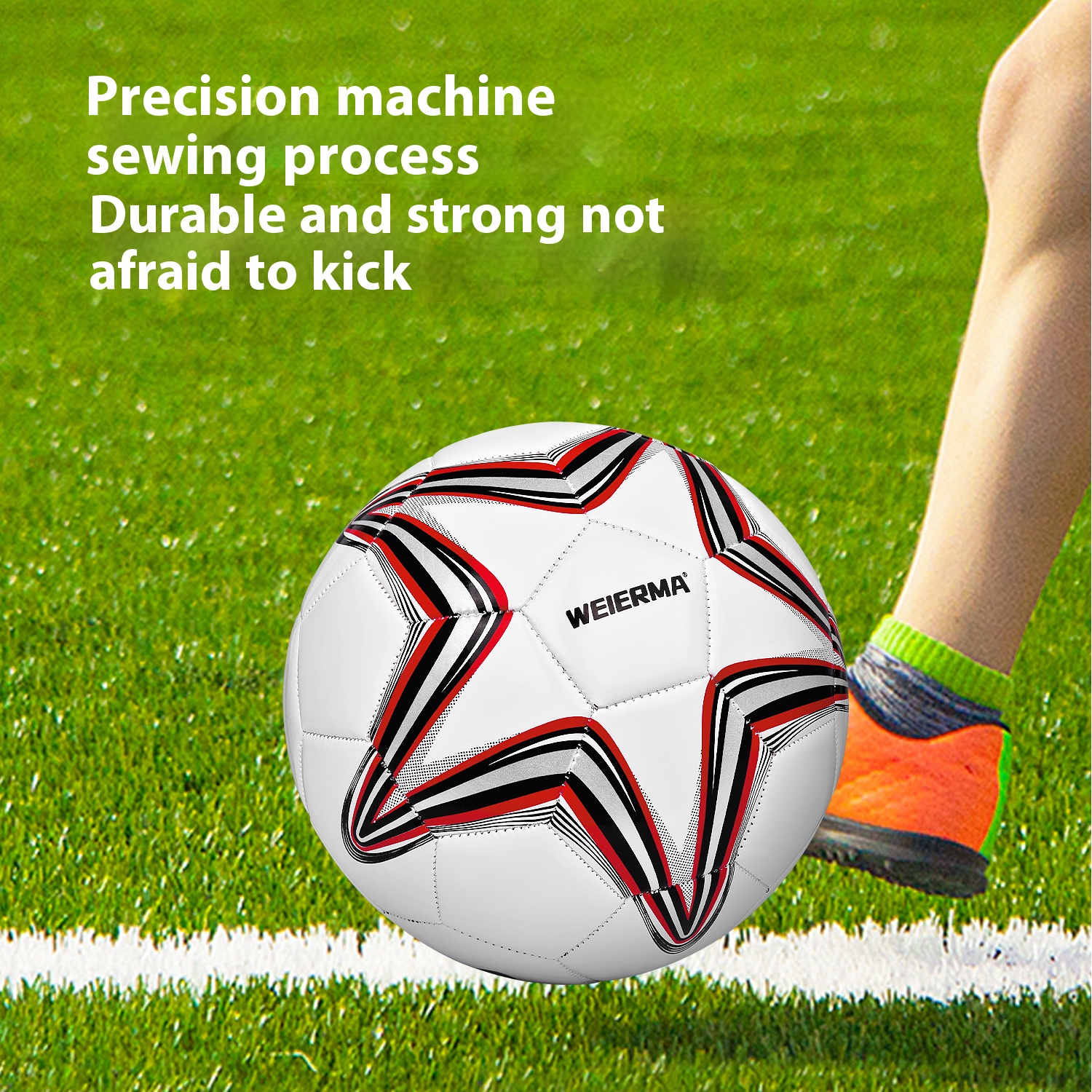 School Game-Approved Soccer Balls - Free Personalized Engraving & Custom Logo for Unforgettable Matches