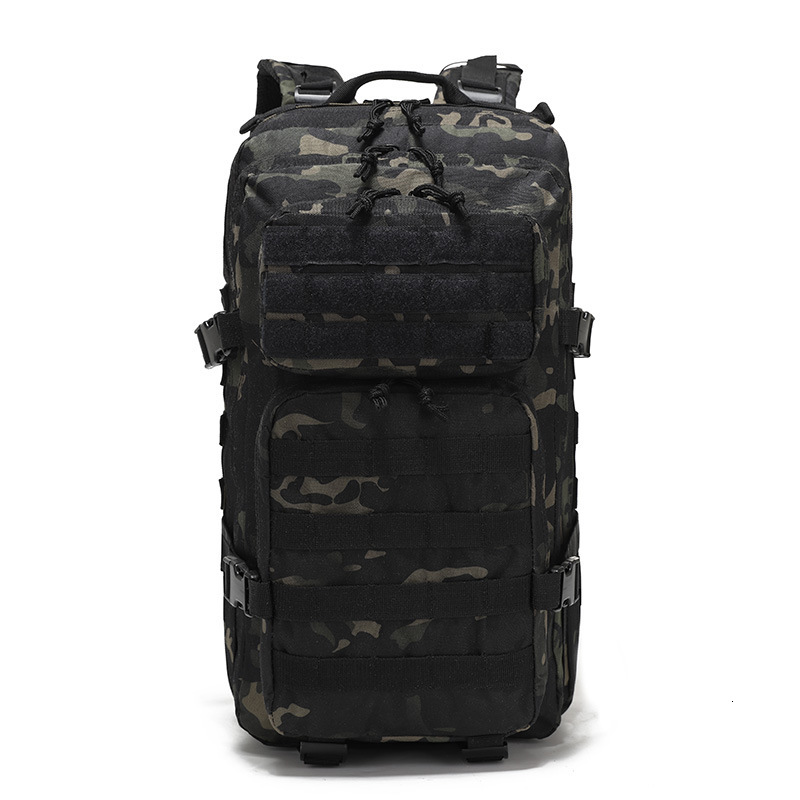 Outdoor Sports Water-Resistant Backpack Hiking Climbing Camping Durable MOLLE Expansion 3P Tactical Bag